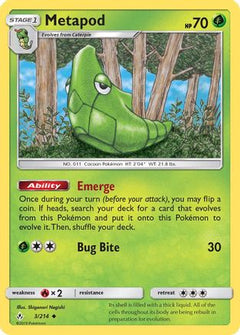 Metapod (3/214) [Sun & Moon: Unbroken Bonds]-1
