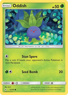Oddish (5/214) [Sun & Moon: Unbroken Bonds]-1