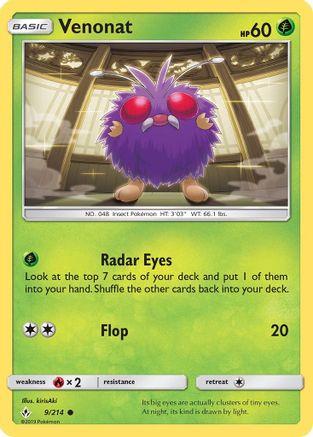 Venonat (9/214) [Sun & Moon: Unbroken Bonds]-1