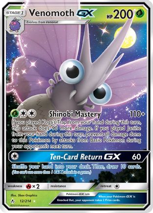 Venomoth GX (12/214) [Sun & Moon: Unbroken Bonds]-1