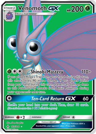 Venomoth GX (193/214) [Sun & Moon: Unbroken Bonds]-1