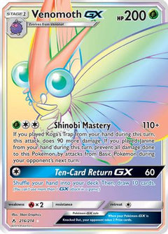 Venomoth GX (216/214) [Sun & Moon: Unbroken Bonds]-1