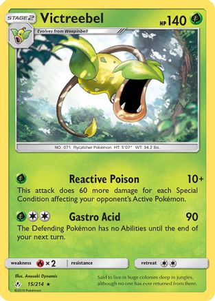 Victreebel (15/214) [Sun & Moon: Unbroken Bonds]-1