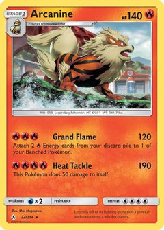 Arcanine (22/214) [Sun & Moon: Unbroken Bonds]-1