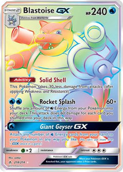 Blastoise GX (218/214) [Sun & Moon: Unbroken Bonds]-1