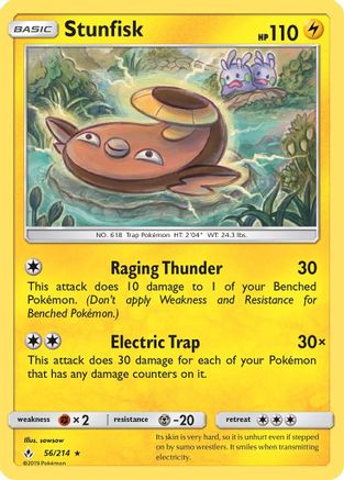 Stunfisk (56/214) [Sun & Moon: Unbroken Bonds]-1