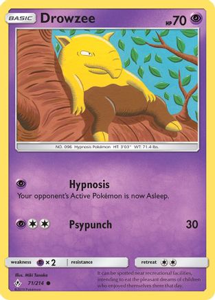 Drowzee (71/214) [Sun & Moon: Unbroken Bonds]-1