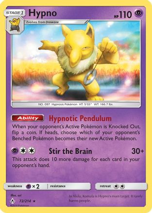 Hypno (72/214) [Sun & Moon: Unbroken Bonds]-1