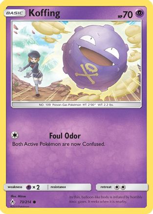 Koffing (73/214) [Sun & Moon: Unbroken Bonds]-1