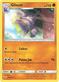 Gliscor (99/214) [Sun & Moon: Unbroken Bonds]-1
