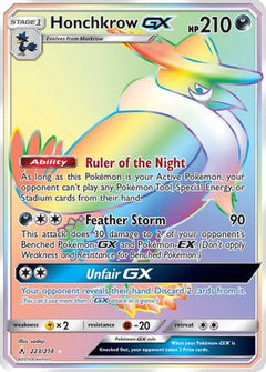 Honchkrow GX (223/214) [Sun & Moon: Unbroken Bonds]-1