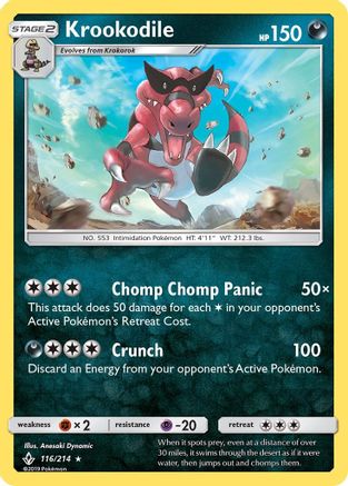 Krookodile (116/214) [Sun & Moon: Unbroken Bonds]-1