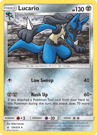 Lucario (126/214) [Sun & Moon: Unbroken Bonds]-1