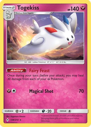 Togekiss (138/214) [Sun & Moon: Unbroken Bonds]-1