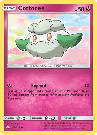 Cottonee (139/214) [Sun & Moon: Unbroken Bonds]-1