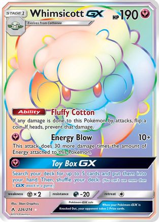 Whimsicott GX (226/214) [Sun & Moon: Unbroken Bonds]-1
