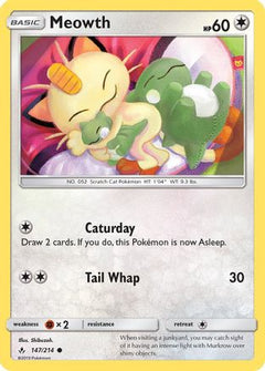 Meowth (147/214) [Sun & Moon: Unbroken Bonds]-1
