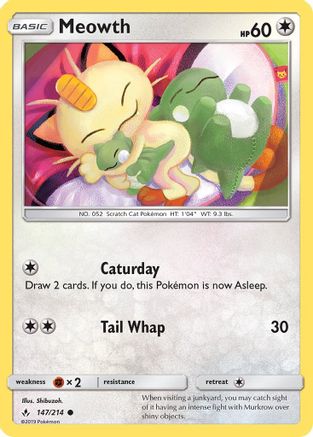 Meowth (147/214) [Sun & Moon: Unbroken Bonds]-1
