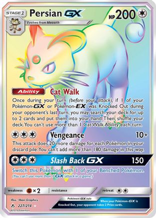 Persian GX (227/214) [Sun & Moon: Unbroken Bonds]-1