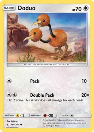 Doduo (150/214) [Sun & Moon: Unbroken Bonds]-1