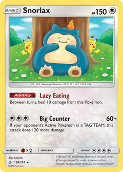 Snorlax (158/214) [Sun & Moon: Unbroken Bonds]-1