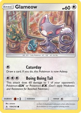 Glameow (159/214) [Sun & Moon: Unbroken Bonds]-1