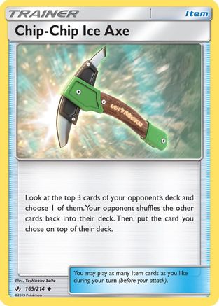 Chip-Chip Ice Axe (165/214) [Sun & Moon: Unbroken Bonds]-1