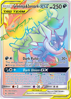Greninja & Zoroark GX (222/214) [Sun & Moon: Unbroken Bonds]-1