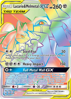 Lucario & Melmetal GX (224/214) [Sun & Moon: Unbroken Bonds]-1