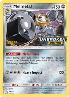 Melmetal (SM181) (Staff Prerelease Promo) [Sun & Moon: Black Star Promos]-1