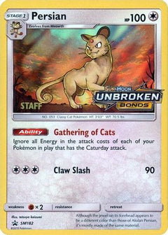 Persian (SM182) (Staff Prerelease Promo) [Sun & Moon: Black Star Promos]-1