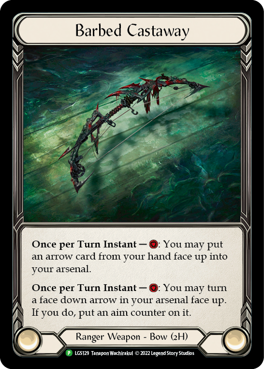 Barbed Castaway [LGS129] (Promo)  Cold Foil-1
