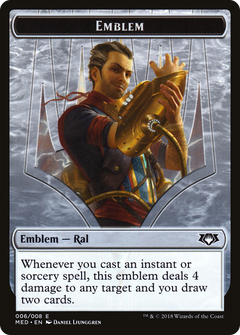 Ral, Izzet Viceroy Emblem [Mythic Edition Tokens]-1