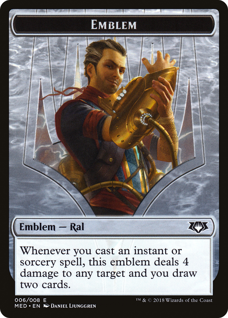 Ral, Izzet Viceroy Emblem [Mythic Edition Tokens]-1