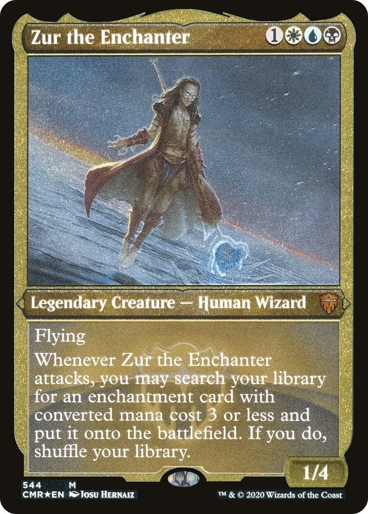 Zur the Enchanter (Foil Etched) (CMR-544) - Commander Legends Foil-1