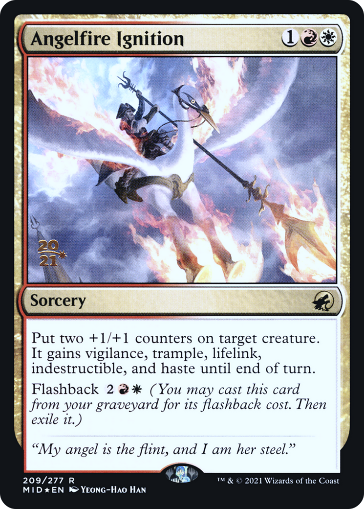 Angelfire Ignition [Innistrad: Midnight Hunt Prerelease Promos]-1