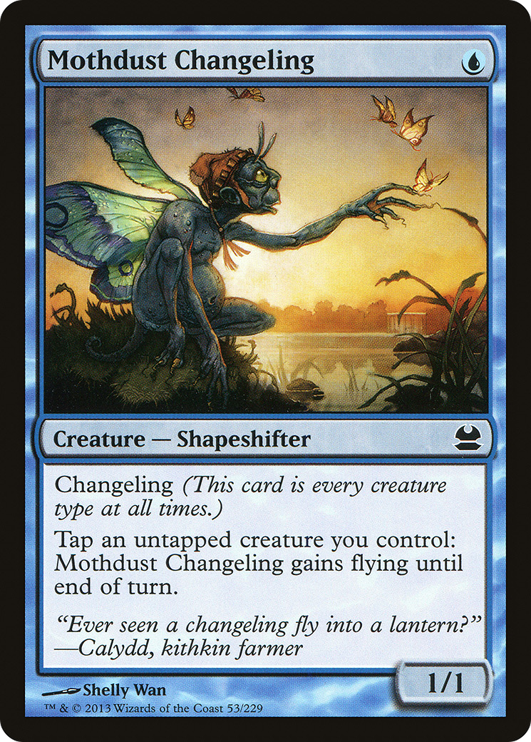 Mothdust Changeling [Modern Masters]-1