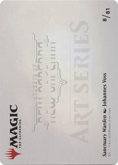 Sanctuary Warden // Sanctuary Warden (ASNC-008) - New Capenna Art Series (Borderless) Foil-2