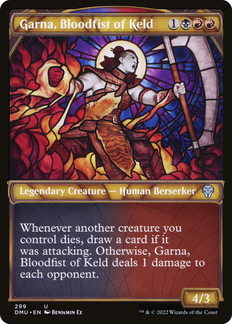 Garna, Bloodfist of Keld (Showcase) [Dominaria United]-1
