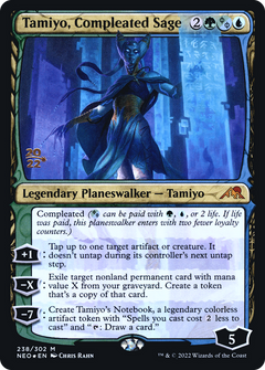 Tamiyo, Compleated Sage [Kamigawa: Neon Dynasty Prerelease Promos]-1