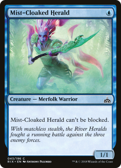 Mist-Cloaked Herald [Rivals of Ixalan]-1