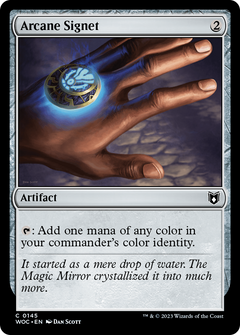 Arcane Signet [Wilds of Eldraine Commander]-1