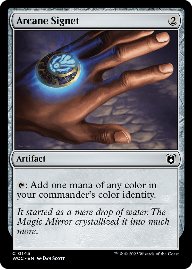 Arcane Signet [Wilds of Eldraine Commander]-1