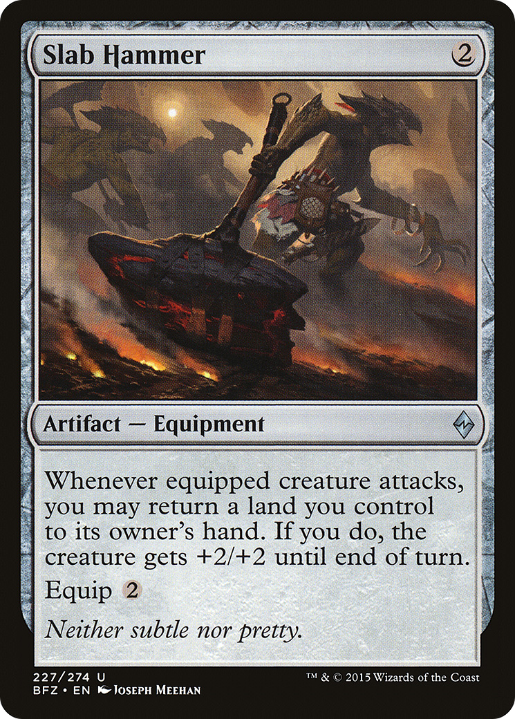 Slab Hammer [Battle for Zendikar]-1