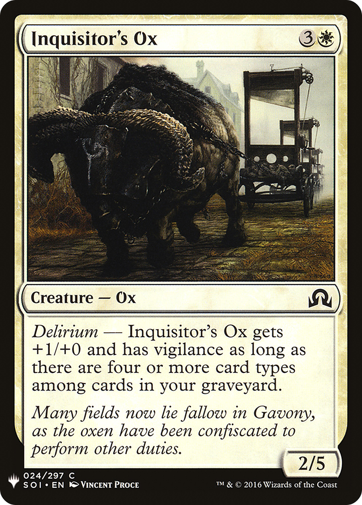 Inquisitor's Ox [Mystery Booster]-1