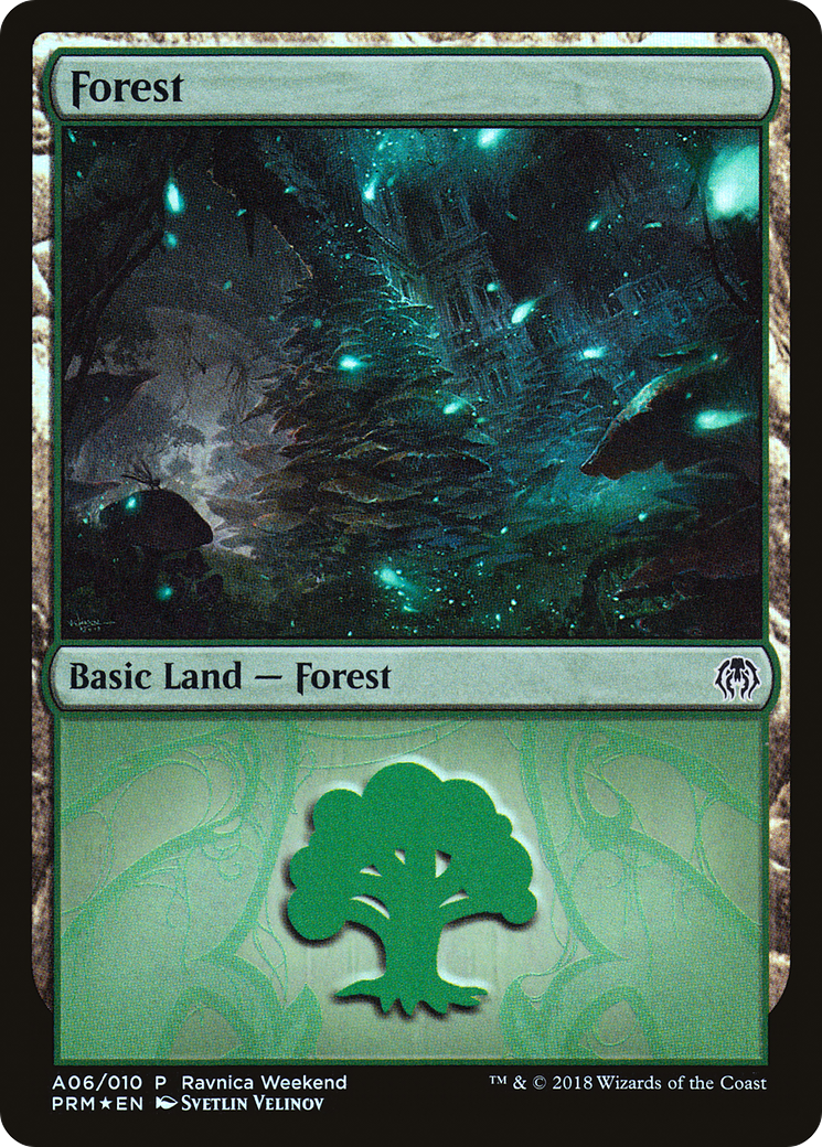 Forest (A06) [Ravnica Allegiance Ravnica Weekend]-1