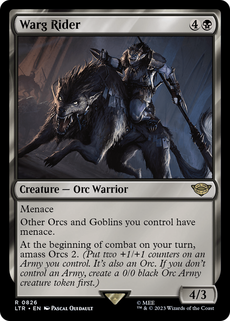 Warg Rider (LTR-826) - The Lord of the Rings: Tales of Middle-earth-1