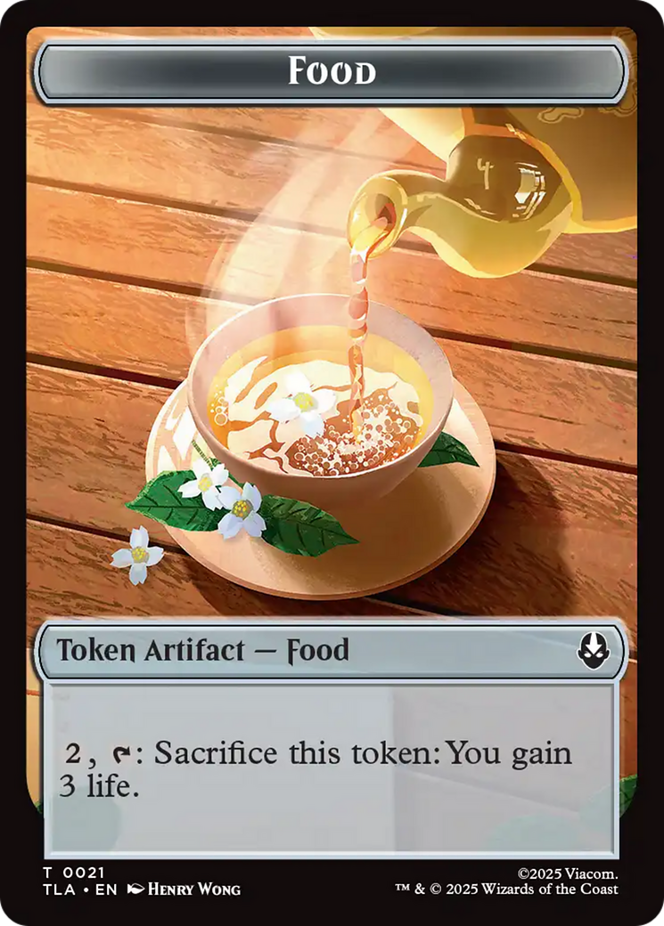 Monk // Food (0021) Double-Sided Token [Avatar: The Last Airbender Tokens]-2