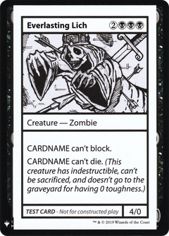 Everlasting Lich [Mystery Booster Playtest Cards]-1