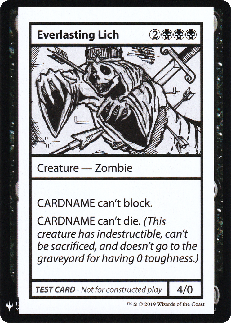 Everlasting Lich [Mystery Booster Playtest Cards]-1